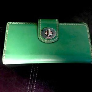 Green Coach Wallet
